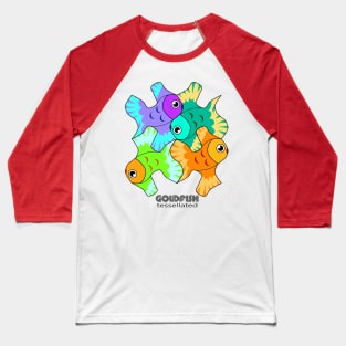 Goldfish Tessellated Baseball T-Shirt